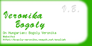 veronika bogoly business card